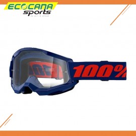 100percent Strata 2 mountain bike / moto goggles with CLEAR LENS