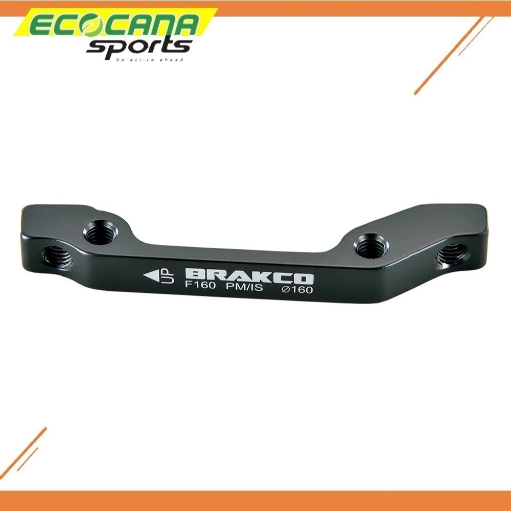 BRAKCO AP-01 BRAKE ADAPTER FOR IS FRAME AND FORK. PM POSTMOUNT CALIPER TO INTERNATIONAL STANDARD IS FRAME AND FORK 140 TO 220 BRAKCO AP-01 BRAKE ADAPTER FOR IS FRAME AND FORK. PM POSTMOUNT CALIPER TO INTERNATIONAL STANDARD IS FRAME AND FORK 140 TO 220