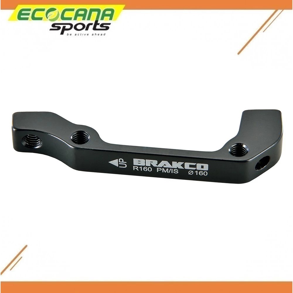 BRAKCO AP-02 BRAKE ADAPTER FOR IS FRAME AND FORK. PM POSTMOUNT CALIPER TO INTERNATIONAL STANDARD IS FRAME AND FORK 140 TO 220 BRAKCO AP-02 BRAKE ADAPTER FOR IS FRAME AND FORK. PM POSTMOUNT CALIPER TO INTERNATIONAL STANDARD IS FRAME AND FORK 140 TO 220