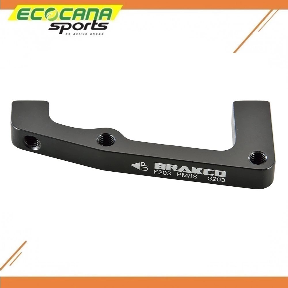BRAKCO AP-05 BRAKE ADAPTER FOR IS FRAME AND FORK. PM POSTMOUNT CALIPER TO INTERNATIONAL STANDARD IS FRAME AND FORK 140 TO 220 BRAKCO AP-05 BRAKE ADAPTER FOR IS FRAME AND FORK. PM POSTMOUNT CALIPER TO INTERNATIONAL STANDARD IS FRAME AND FORK 140 TO 220