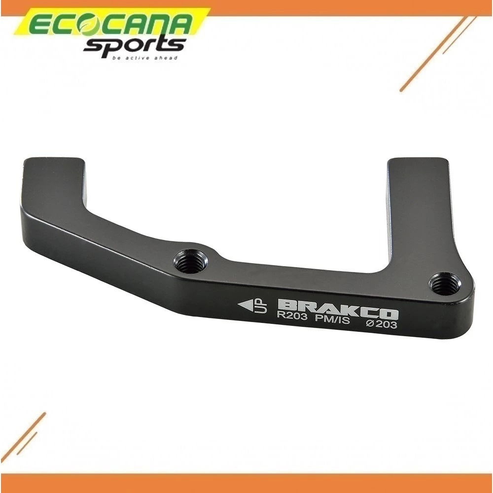 BRAKCO AP-06 BRAKE ADAPTER FOR IS FRAME AND FORK. PM POSTMOUNT CALIPER TO INTERNATIONAL STANDARD IS FRAME AND FORK 140 TO 220 BRAKCO AP-06 BRAKE ADAPTER FOR IS FRAME AND FORK. PM POSTMOUNT CALIPER TO INTERNATIONAL STANDARD IS FRAME AND FORK 140 TO 220