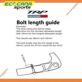 BRAKCO FLAT MOUNT BOLT, WASHER, CLIP AND SCREW FOR FLAT MOUNT BRAKE AND ROAD BIKE FRAME