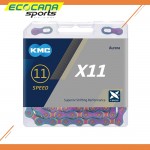 KMC Aurora X11 11 Speed Bicycle Chain 118 Links 1/2"x11/128"
