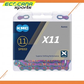 KMC Aurora X11 11 Speed Bicycle Chain 118 Links 1/2"x11/128"