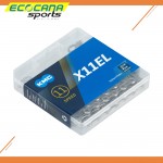 KMC X11EL Extra Light Hollow Plate 11S 118 links KMC X11EL Extra Light Hollow Plate 11S 118 links