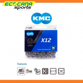 KMC X12 12 Speed Bicycle Chain 126 Links 1/2"x11/128"