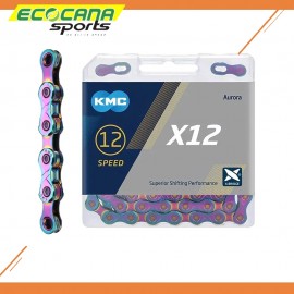 KMC X12 12 Speed Bicycle Chain 126 Links 1/2"x11/128"