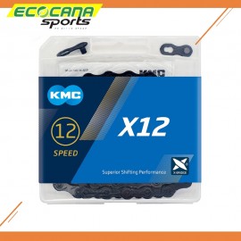 KMC X12 12 Speed Bicycle Chain 126 Links 1/2"x11/128"