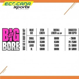 MUC-OFF BIG BORE LITE BICYCLE TUBELESS VALVE (45MM LARGE) FOR MTB/ROADBIKE