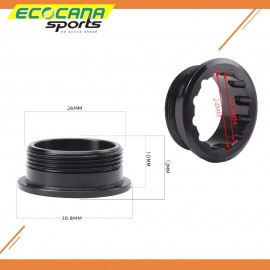 Lock Ring & Washer 12 Speed Microspline Cassette Cap CNC Alloy for Shimano M7100 6100 8100