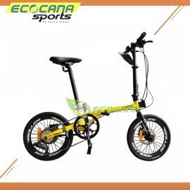 Pacific Flux 7.0 16in Folding Bike Speed 10 Disc Brake