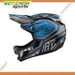 TLD TROY LEE DESIGNS D4 COMPOSITE HELMET W/MIPS LOWRIDER TEAL (M)