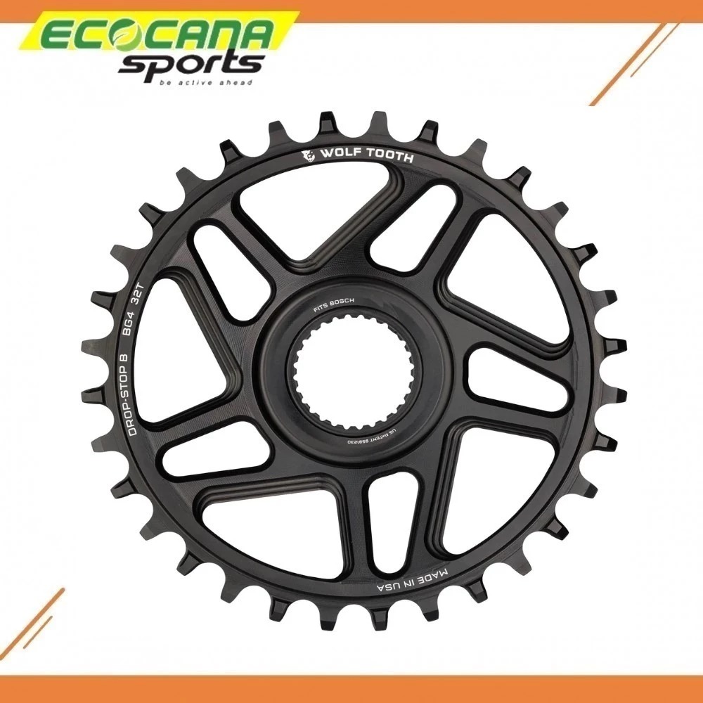 WOLF TOOTH E-BIKE CHAINRING DROP-STOP B FOR BOSCH MOTOR 32T WOLF TOOTH E-BIKE CHAINRING DROP-STOP B FOR BOSCH MOTOR 32T