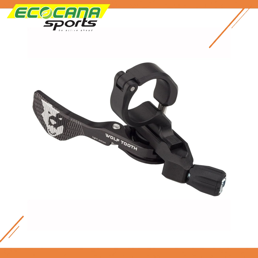 WOLF TOOTH LIGHT ACTION DROPPER REMOTE WITH 22.2 HANDLEBAR CLAMP WOLF TOOTH LIGHT ACTION DROPPER REMOTE WITH 22.2 HANDLEBAR CLAMP