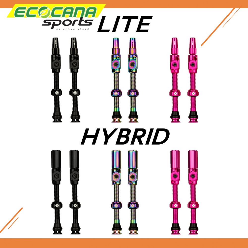MUC-OFF BIG BORE HYBRID/LITE BICYCLE TUBELESS VALVE (45MM/60MM) L/XL FOR MTB ROADBIKE