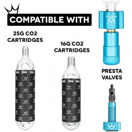 PEATY'S HOLESHOT CO2 MTB TYRE INFLATOR KIT