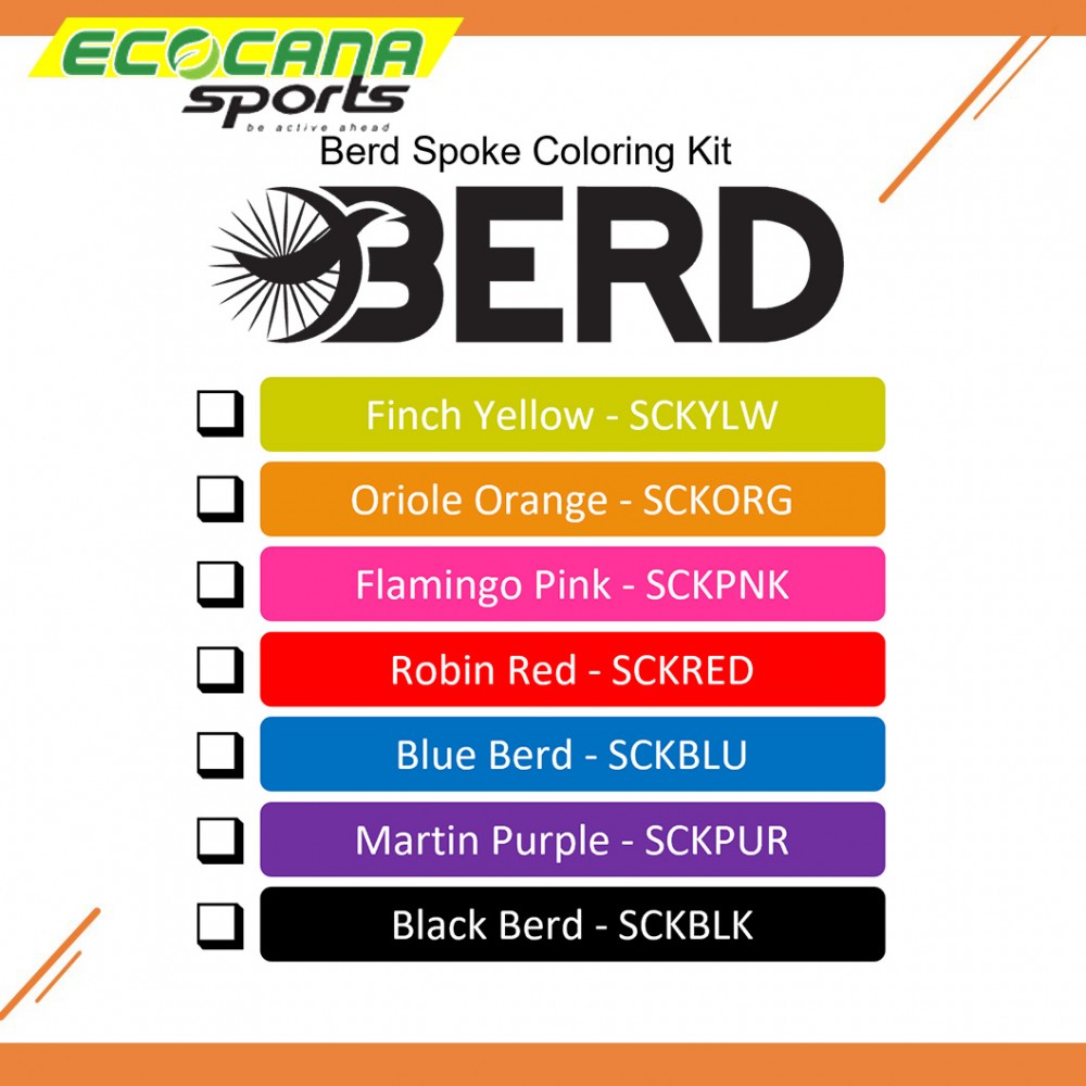 Berd Spoke Coloring Kits – Berd Spokes