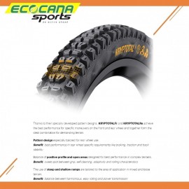 CONTINENTAL KRYPTOTAL FRONT ENDURO CASING 29X2.4 MOUNTAIN BIKE TYRE CONTINENTAL KRYPTOTAL FRONT ENDURO CASING 29X2.4 MOUNTAIN BIKE TYRE