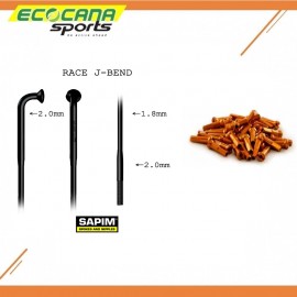 SAPIM RACE SPOKE & SAPIM 14MM ALLOY SECURELOCK NIPPLE