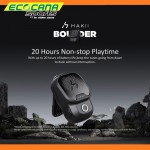 Hakii Boulder Mini Magnetic Clip-On Outdoor Speaker with Bluetooth Mic