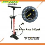 TOPEAK FLOOR PUMP JOEBLOW RACE 200psi MOUNTAIN BIKE ROAD BIKE TOPEAK FLOOR PUMP JOEBLOW RACE 200psi MOUNTAIN BIKE ROAD BIKE