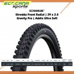 SCHWALBE SHREDDA FRONT RADIAL 29X2.5 GRAVITY PRO ADDIX ULTRA SOFT 64-622 TUBELESS TYRE SCHWALBE SHREDDA FRONT RADIAL 29X2.5 GRAVITY PRO ADDIX ULTRA SOFT 64-622 TUBELESS TYRE