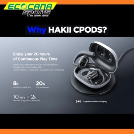 Hakii CPODS Open-Ear Wireless Earbuds Headphone Sports Music