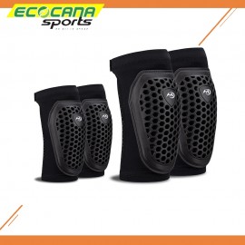 Knee Elbow Arm Guard Protection Junior Kid Set (Strap/Slot)