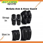Knee Elbow Arm Guard Protection Junior Kid Set (Strap/Slot)