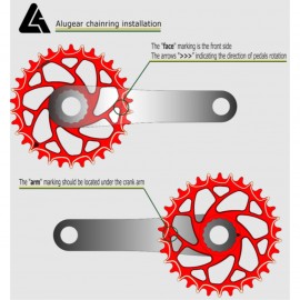 ALUGEAR SHIMANO DIRECT MOUNT MTB ROUND BOOST CHAINRING