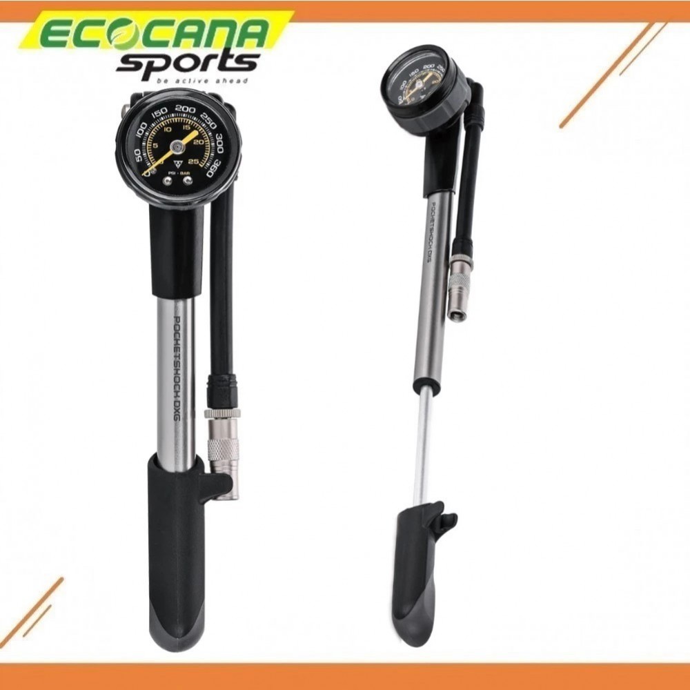 TOPEAK POCKETSHOCK DXG BICYCLE SUSPENSION PUMP 360PSI TOPEAK POCKETSHOCK DXG BICYCLE SUSPENSION PUMP 360PSI