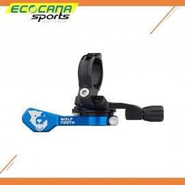 WOLF TOOTH DROPPER PRO REMOTE LEVER WITH 22.2 HANDLEBAR CLAMP ( Blue )