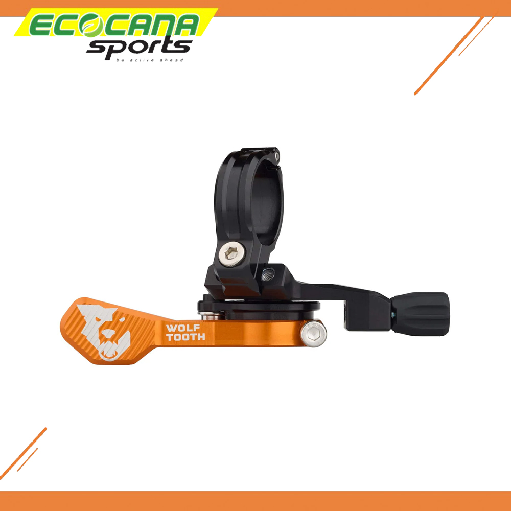 WOLF TOOTH DROPPER PRO REMOTE LEVER WITH 22.2 HANDLEBAR CLAMP ( Orange ) WOLF TOOTH DROPPER PRO REMOTE LEVER WITH 22.2 HANDLEBAR CLAMP ( Orange )