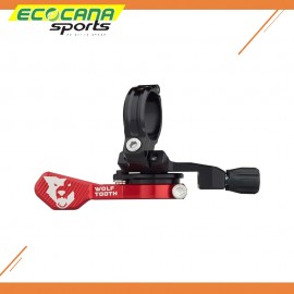 WOLF TOOTH DROPPER PRO REMOTE LEVER WITH 22.2 HANDLEBAR CLAMP ( Red )