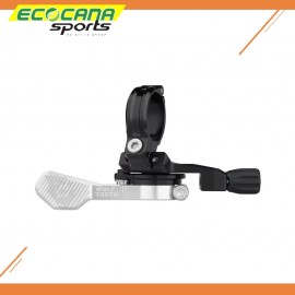 WOLF TOOTH DROPPER PRO REMOTE LEVER WITH 22.2 HANDLEBAR CLAMP ( Raw Silver )