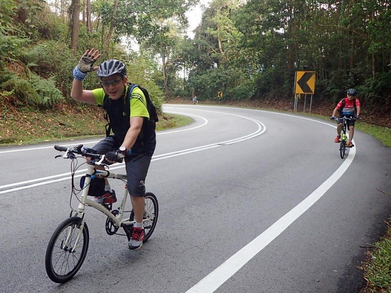 Cycling between Hulu Langat to Genting Peras
