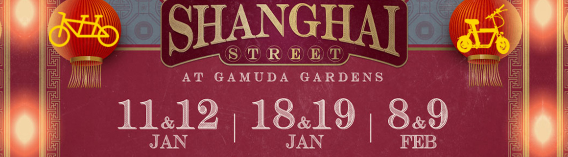 11-12/1; 18-19/1, 8-9/2 - Ride upon Shanghai CNY Gamuda Gardens