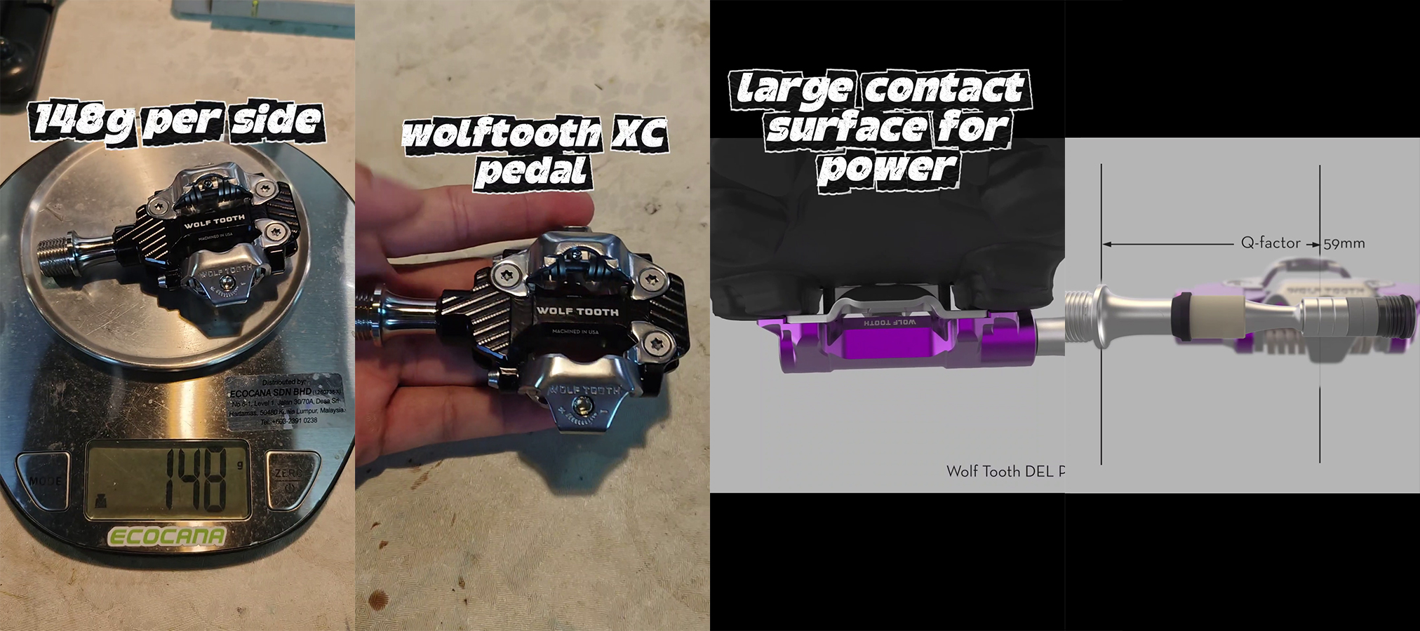 Wolf Tooth XC Pedals Breakdown: Lightweight Build & Adjustable Q-Factor