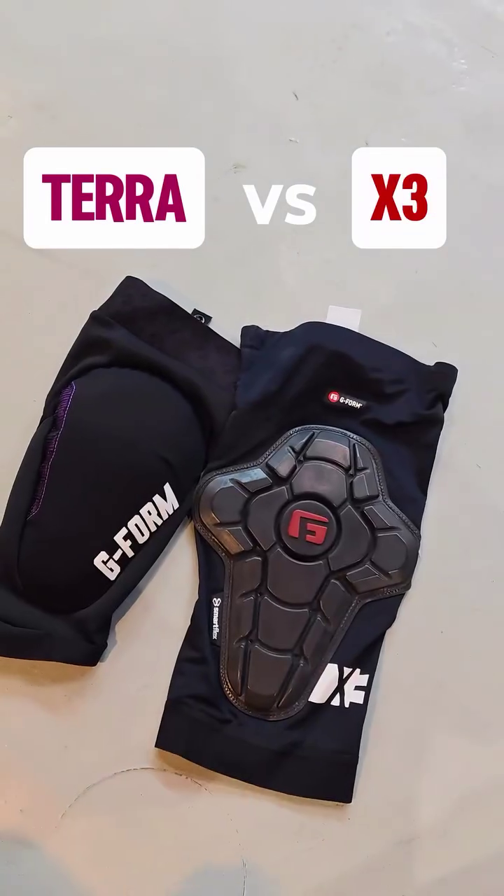 G-Form Terra vs Pro-X3 Comparison: Which MTB Pads Are Best?